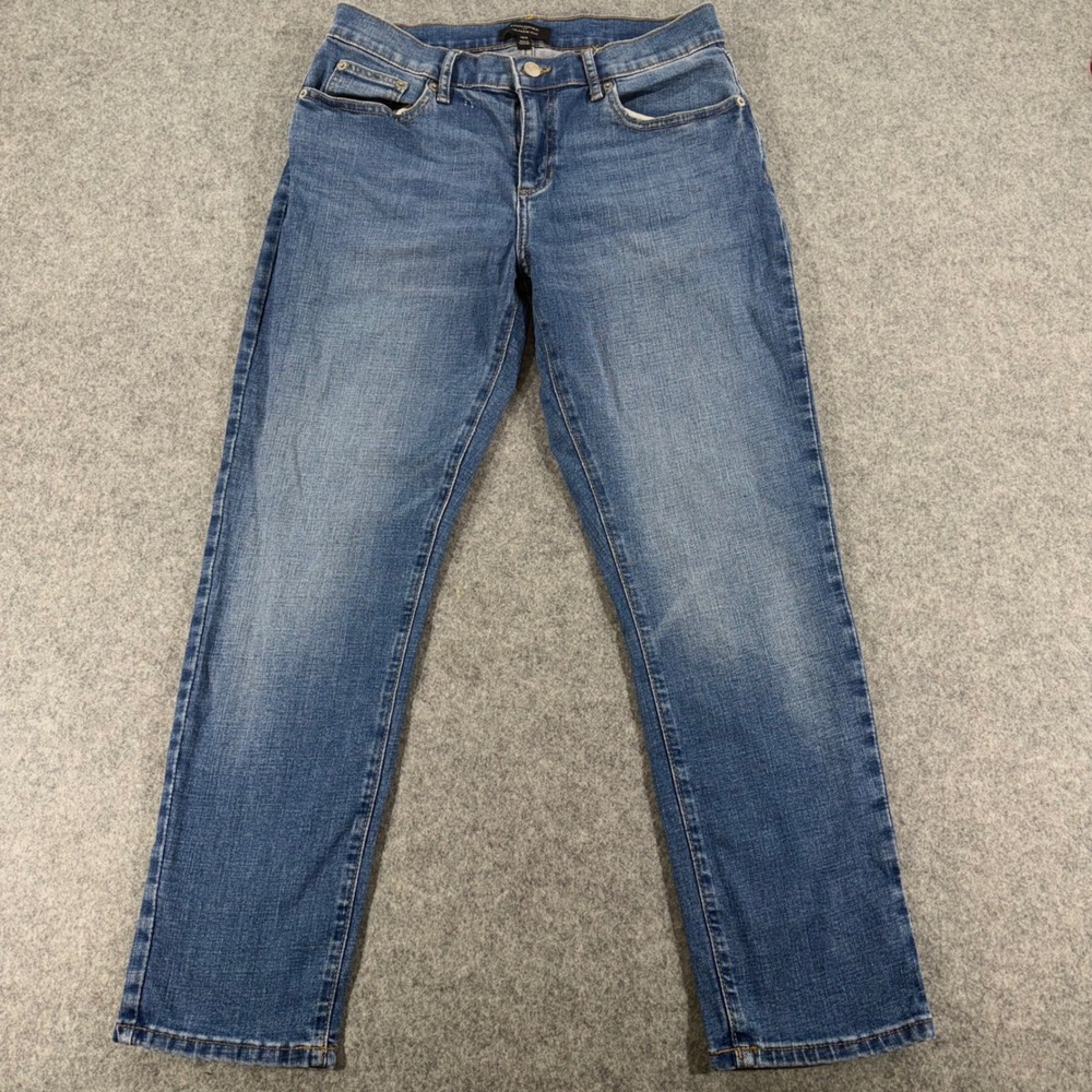 Banana Republic Girlfriend Jeans Womens 28/6 Medium Wash Blue Denim Pants